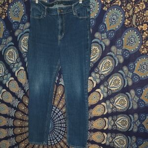 2 Pair Old Navy Straight Leg Jeans Sz 14